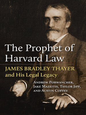 cover image of The Prophet of Harvard Law